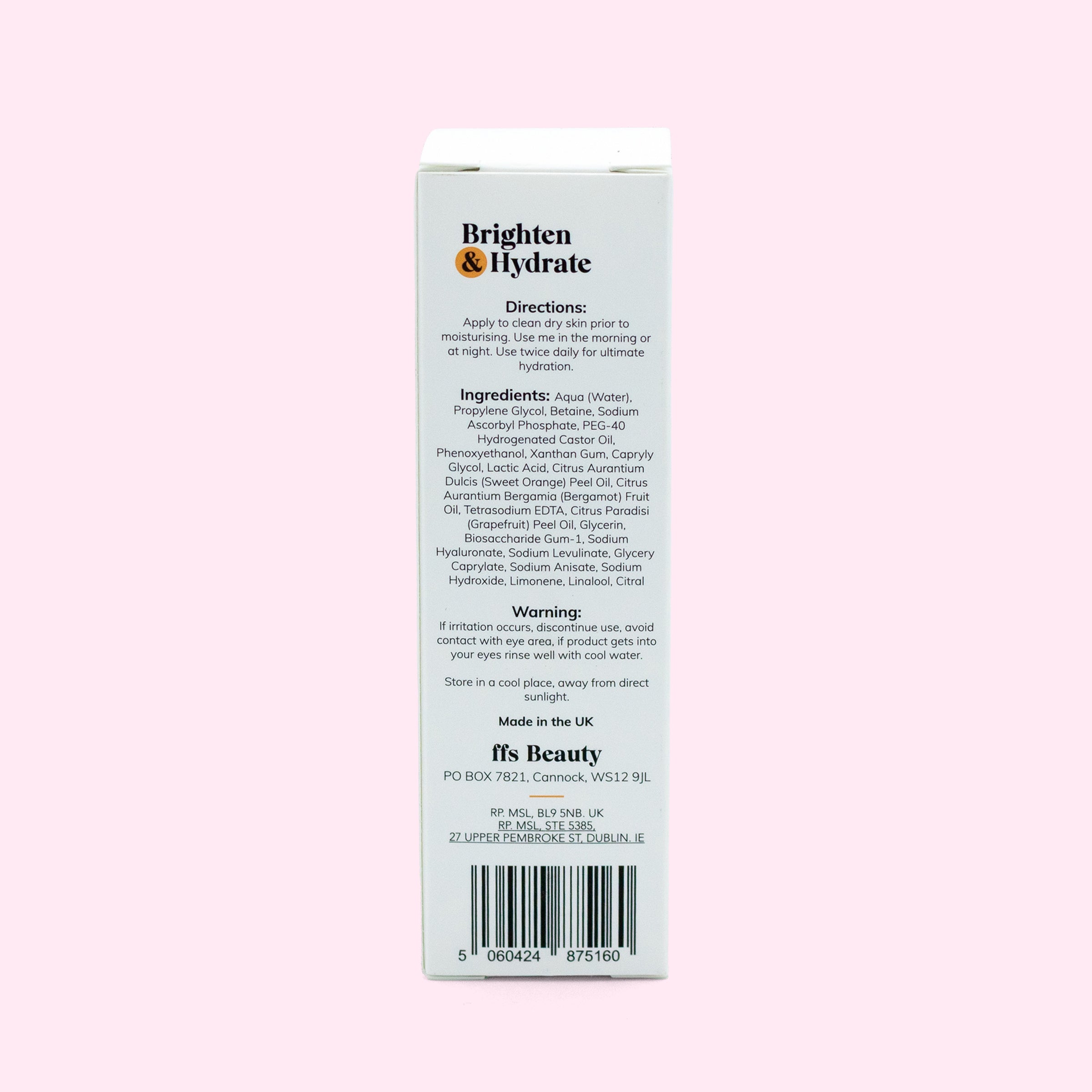 Brighten & Hydrate - Vitamin C & Hyaluronic Acid Serum